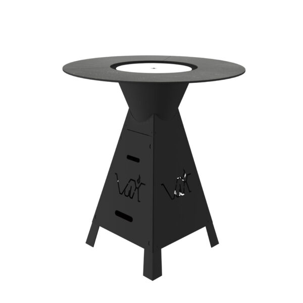 HWAM Magma Grillbord i sort eller cortenstål