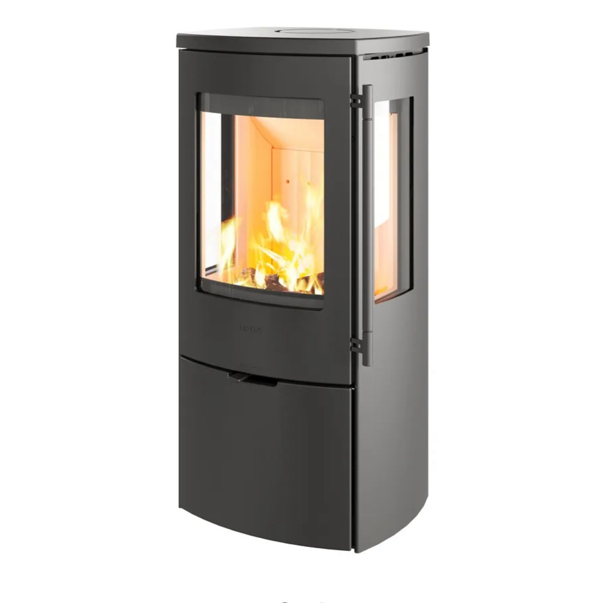 LOTUS Mondo 3G brændeovn med sideglas