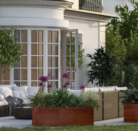 HWAM Multiflex Plantekasse højbed i corten