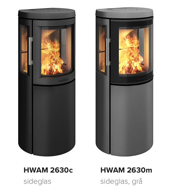 HWAM 2630C brændeovn med sideglas - Billede 2