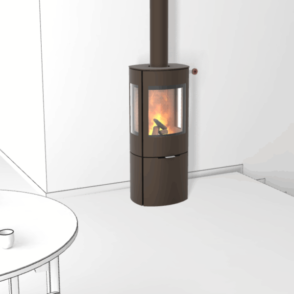 RAIS CARO 110 med sideglas i mokka