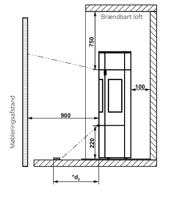 RAIS CARO 110 med sideglas i mokka - Billede 4
