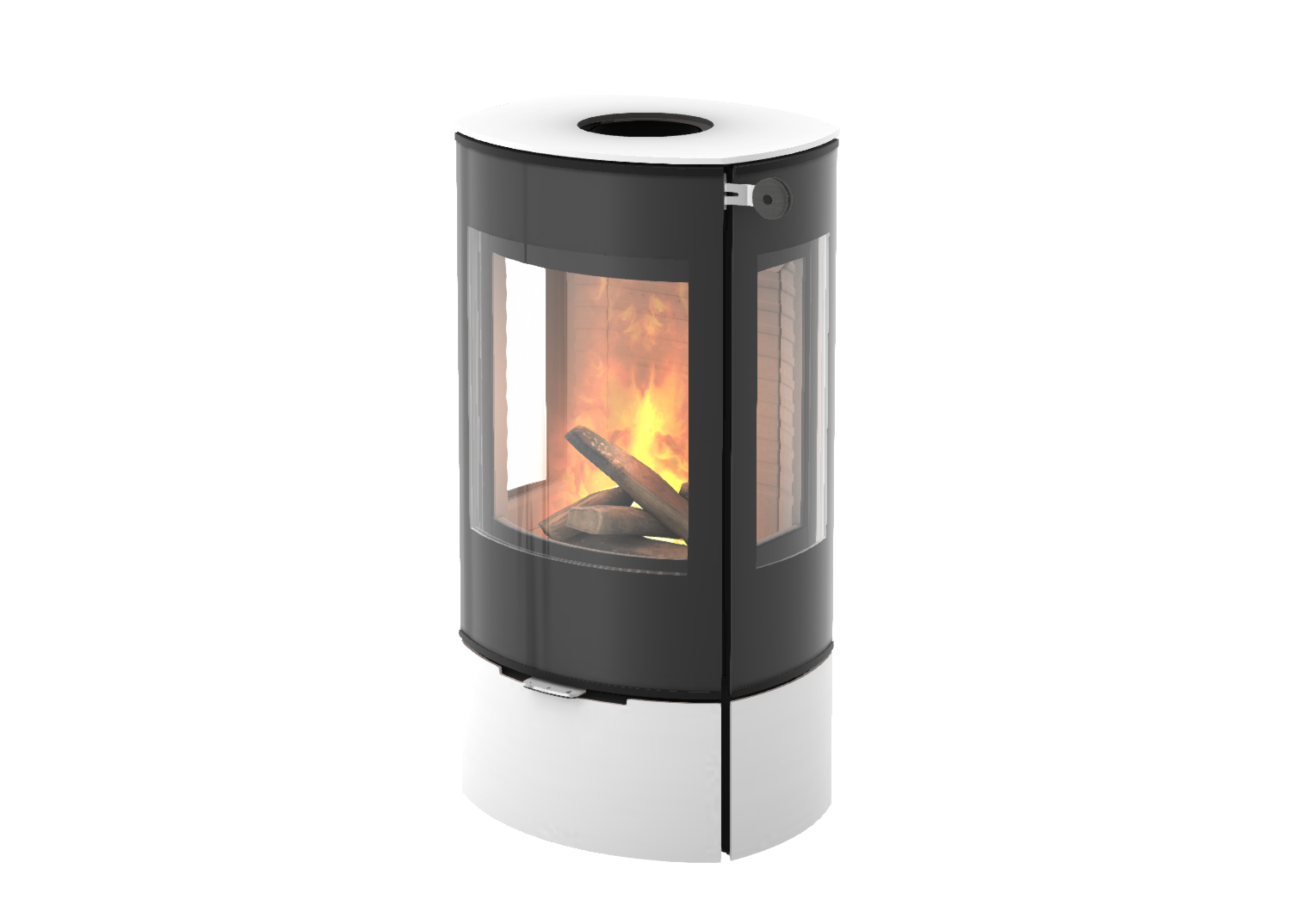 RAIS CARO 90 med sideglas i hvid - Billede 2