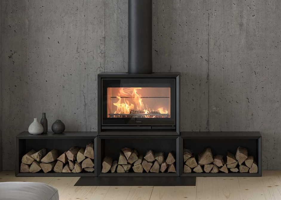 Contura 330G med tre brændereoler