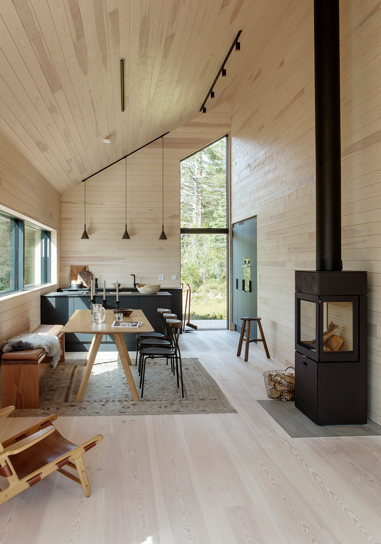 RAIS 600³ Max brændeovn med glas i 3 sider - Billede 5