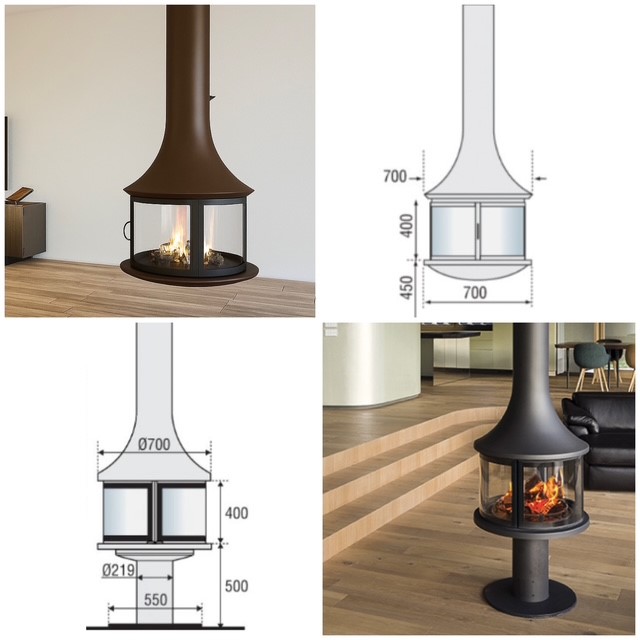 JC Bordelet LEA 998 brændeovn - Billede 5