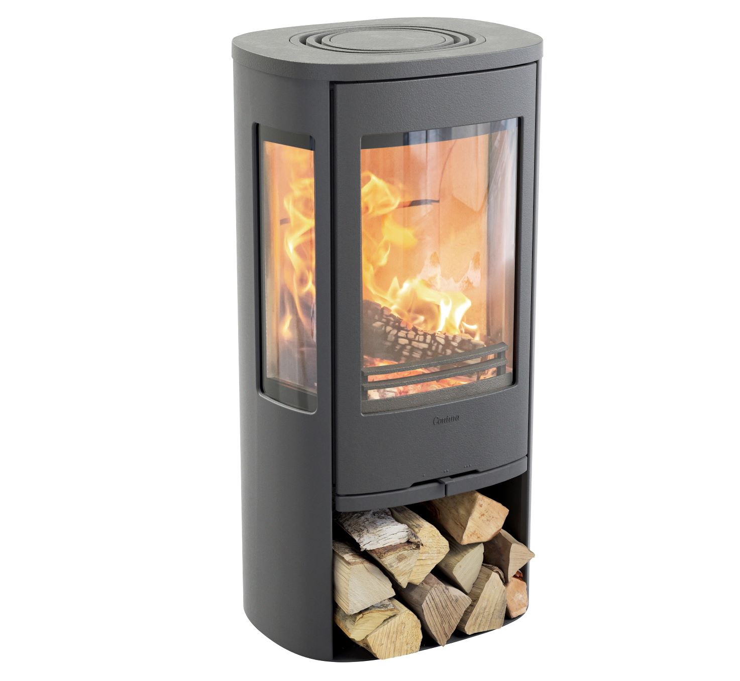 Contura 856 brændeovn med sideglas